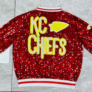 CHIEFS Sequin Bomber Jacket