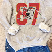 KIDS CHIEFS Sweatshirt 87 w/Heart Hands