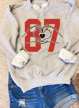 Load image into Gallery viewer, KIDS CHIEFS Sweatshirt 87 w/Heart Hands
