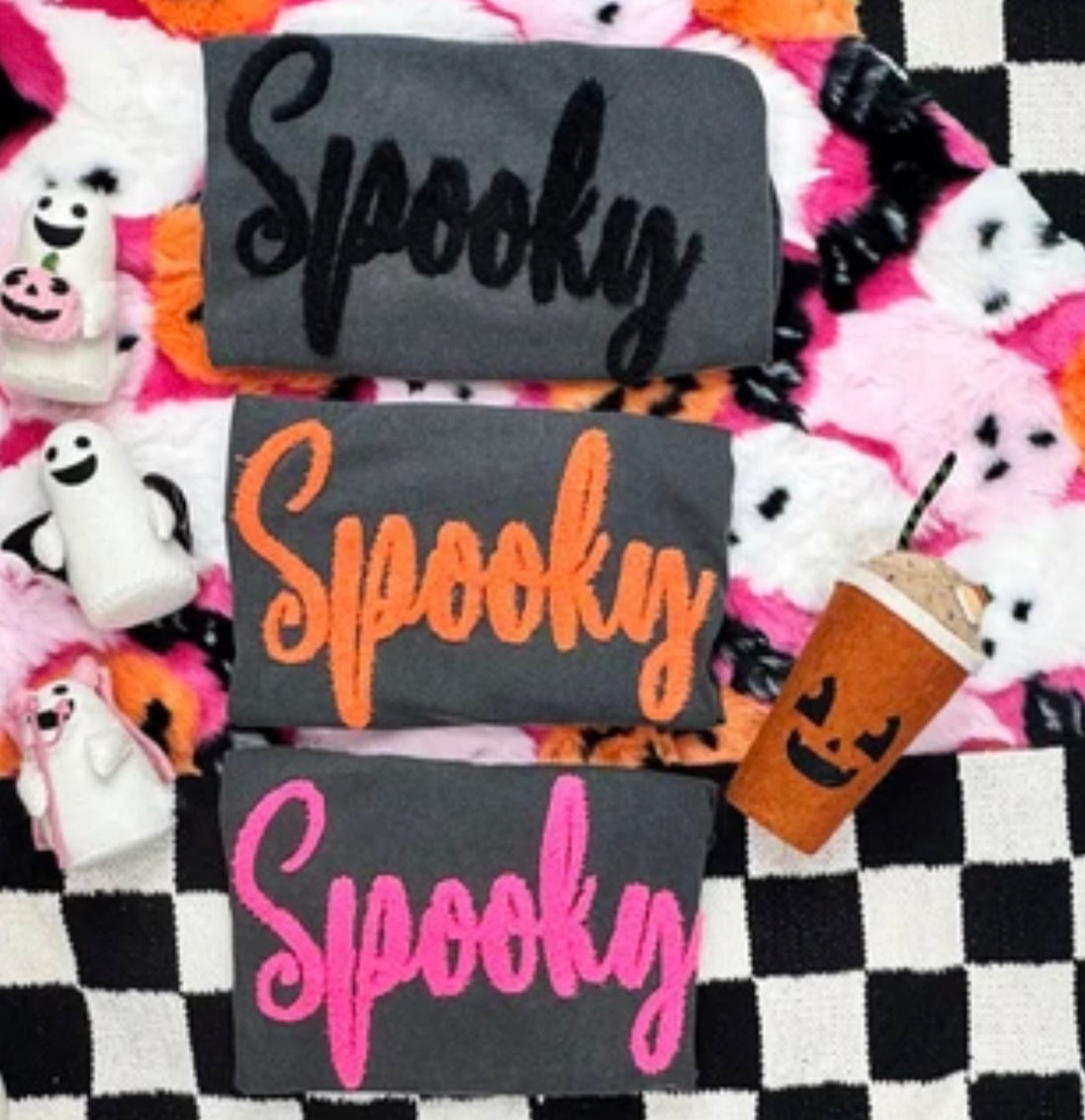 Spooky Fluffy Halloween Patch