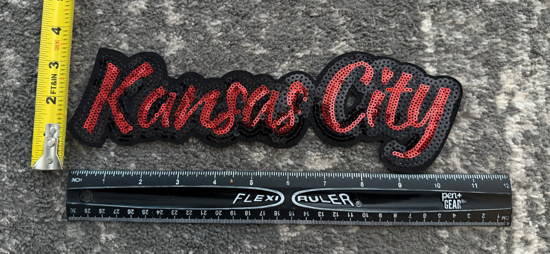 Kansas City Sequin X-Large Patch