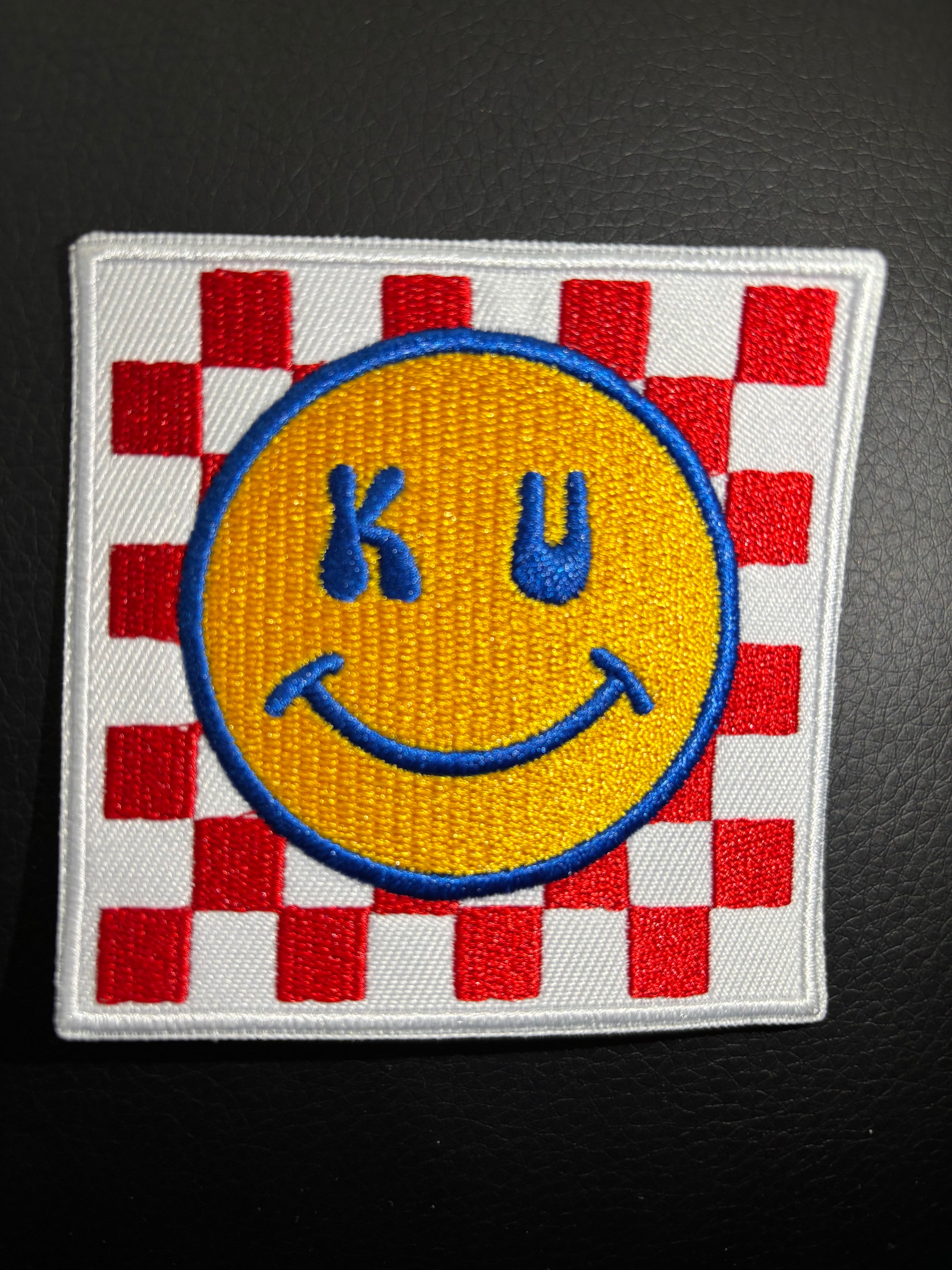 KU Happy Face Patch