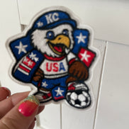 World Cup USA Eagle Embroidered Patch (3 inch)