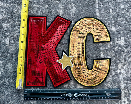 KC+Star Sequin X-Large Patch