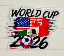 Load image into Gallery viewer, World Cup Flags 2026 Embroidered Patch (11 inch)
