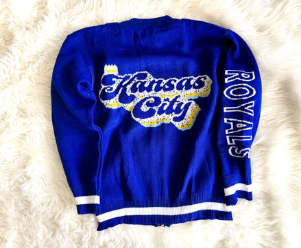 Royals Zip-Up Sweater w/Pockets (style 1)