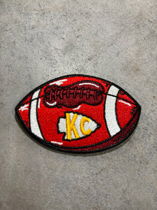 KC Football Iron-On Patch