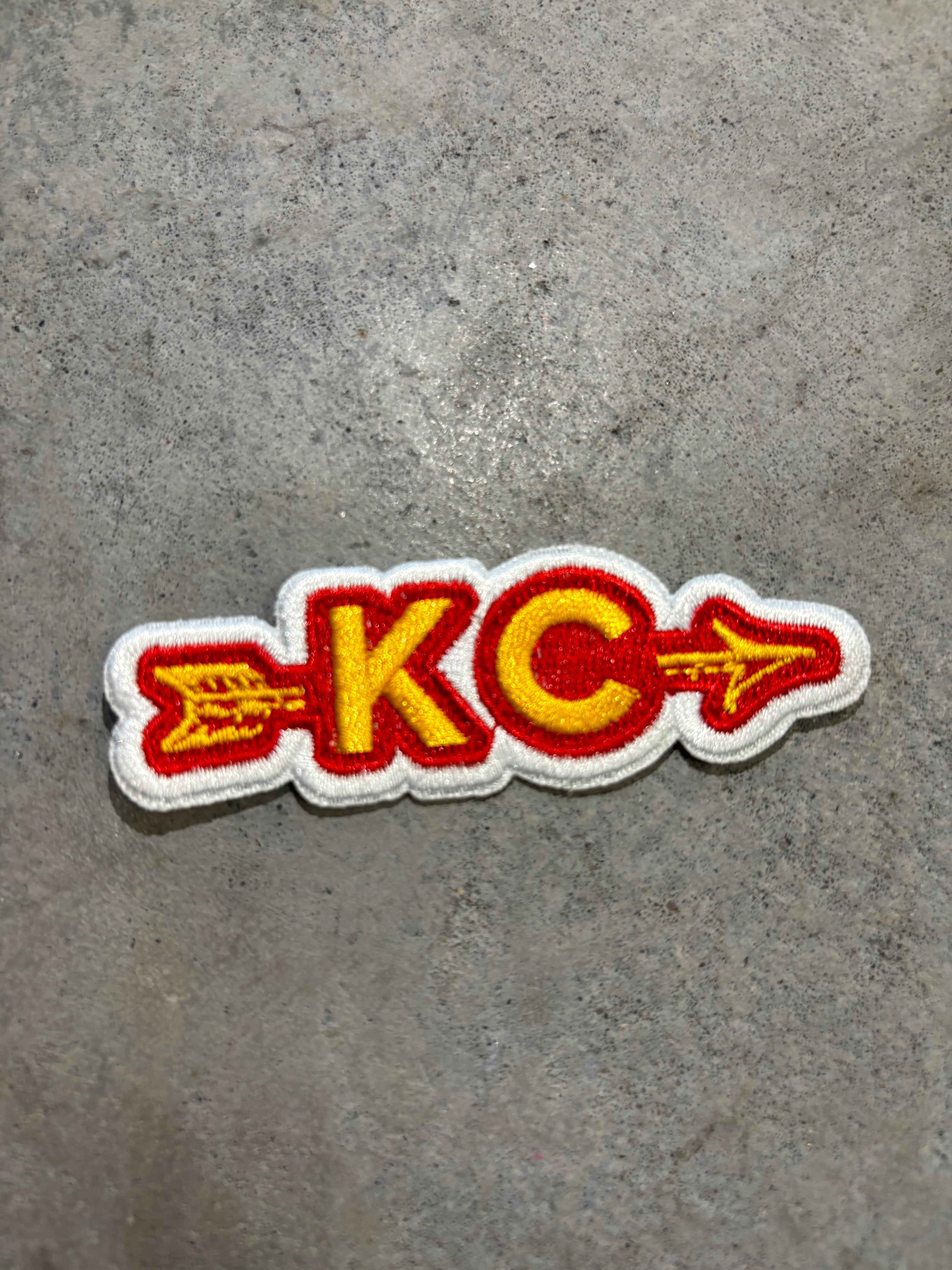 KC in Arrow Iron-On Patch