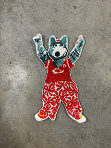 KC Wolf Cheer Iron-On Patch