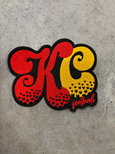 KC Groovy Heart Iron-On Patch