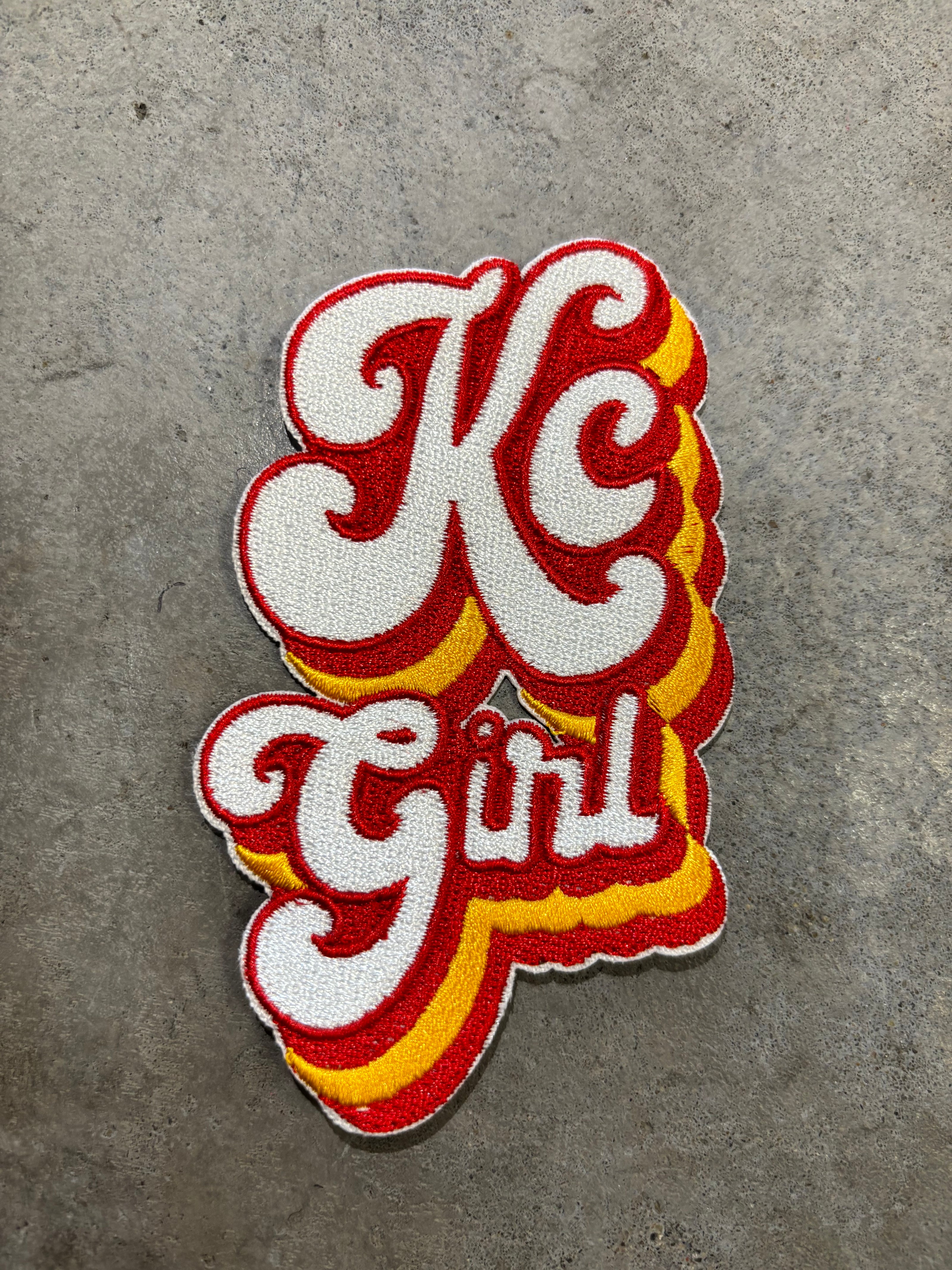 KC Girl Iron-On Patch