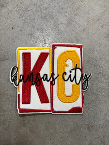 KC Block Iron-On Patch