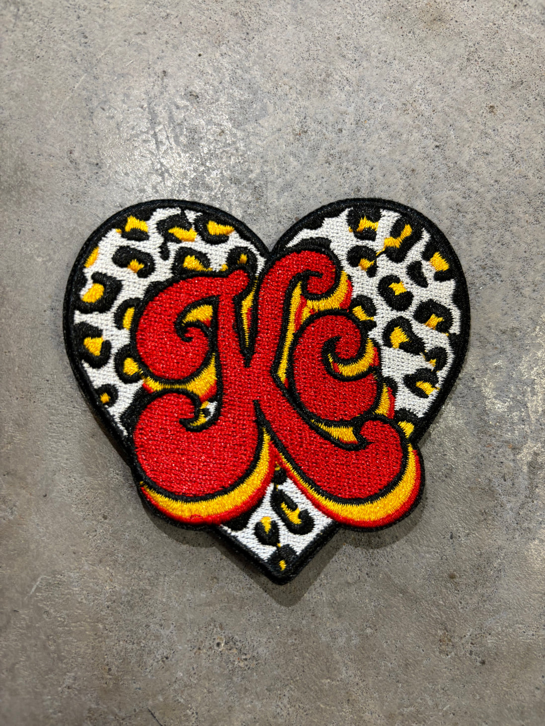 KC Leopard Iron-On Patch
