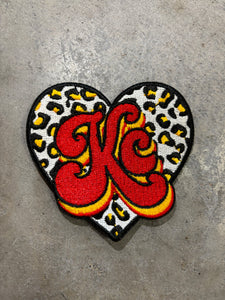 KC Leopard Iron-On Patch