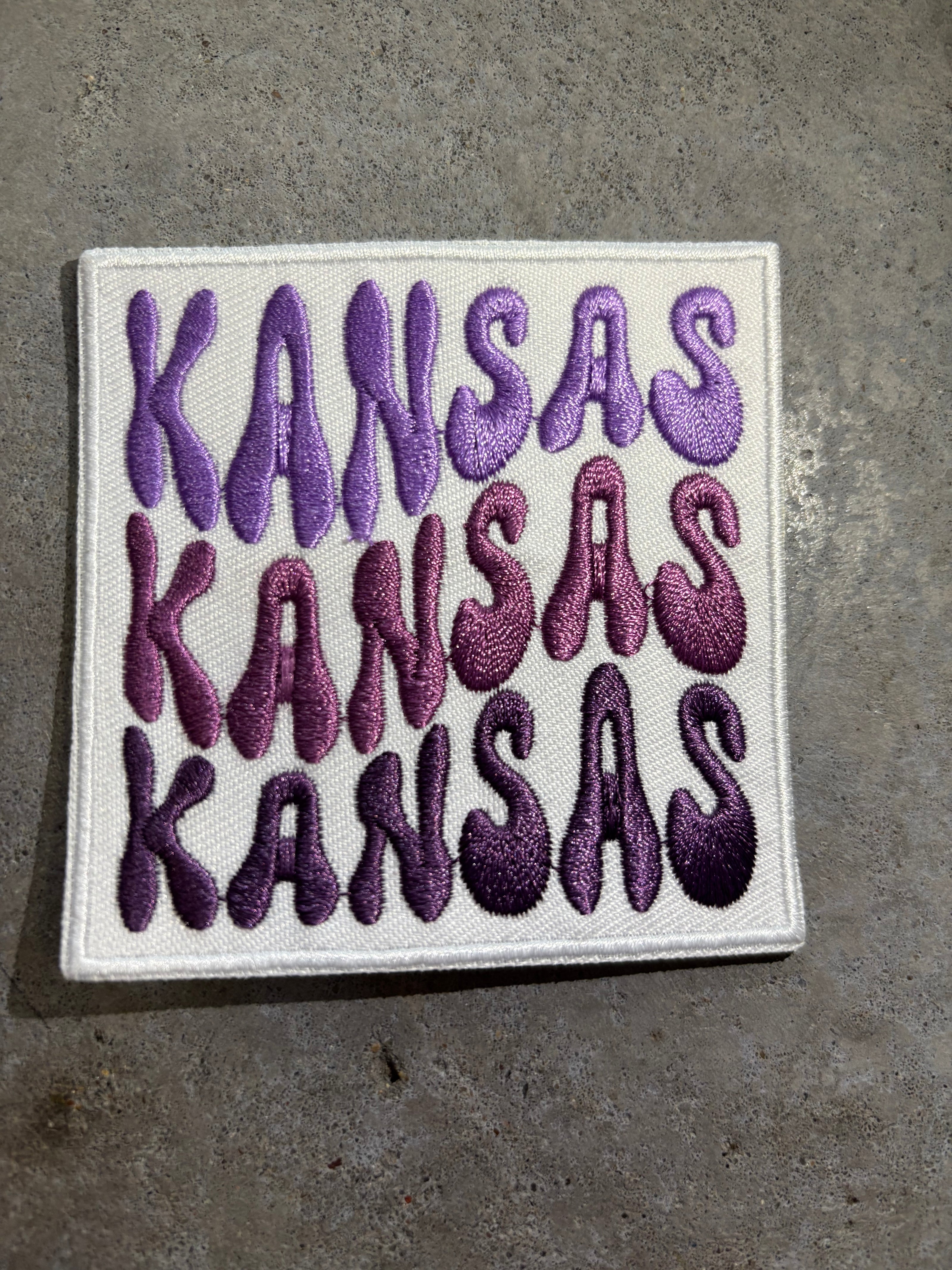 Kansas (K-State) Square Patch