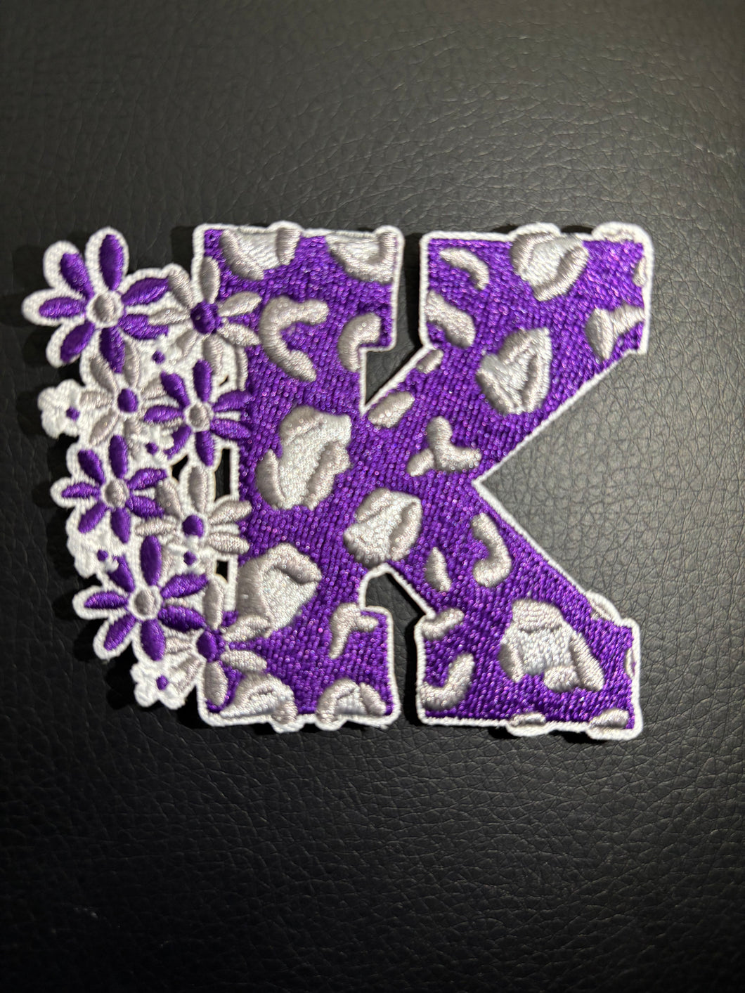 K Flower K-State Patch