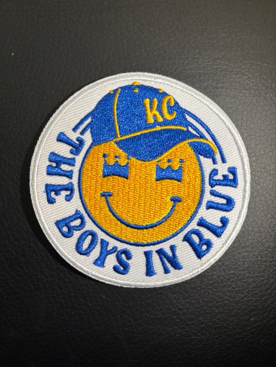 The Boys In Blue Round Royals Patch