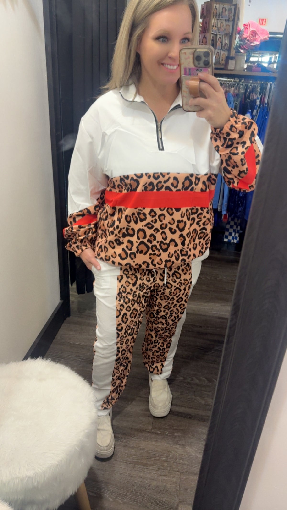 Cheetah Windbreaker Set