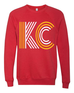 KC Lines Sweatshirt - Yellow & White Design