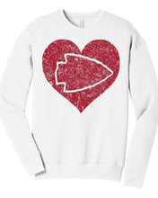 Load image into Gallery viewer, Arrowhead Heart - Red Design
