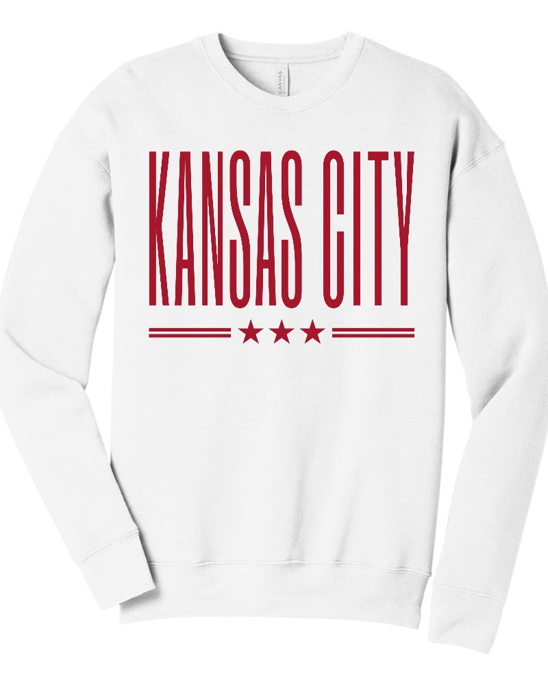 Kansas City Star Sweatshirt - Red Design