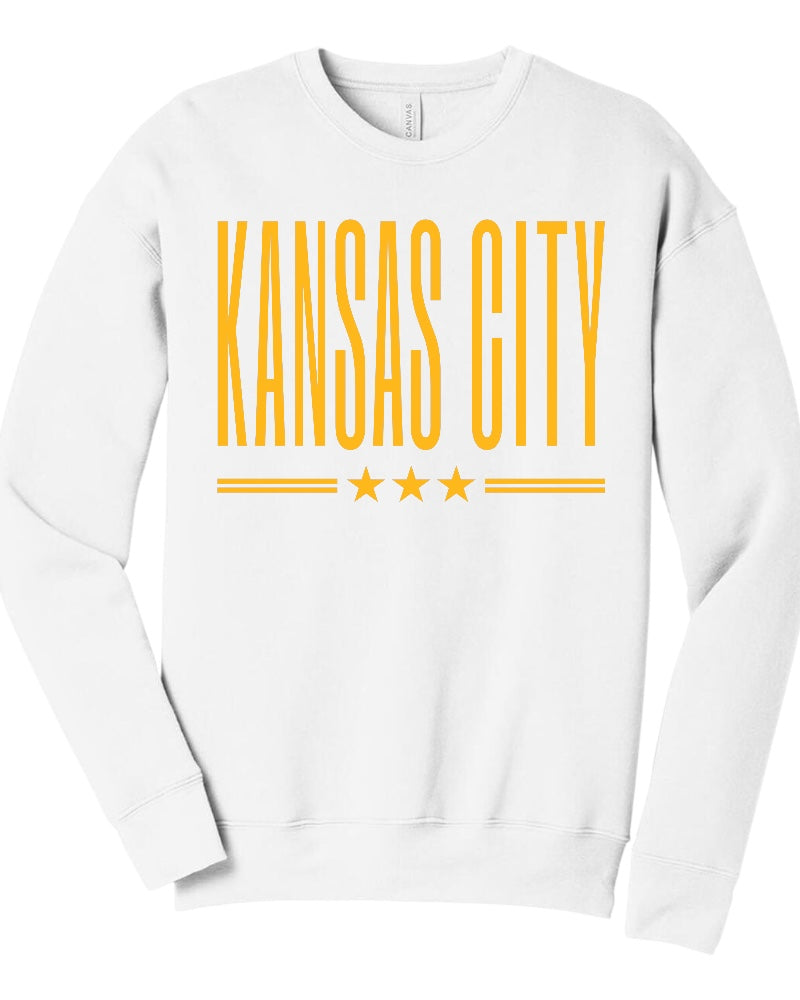 Kansas City Star Sweatshirt - Yellow Design