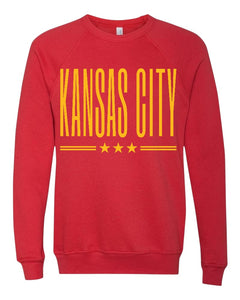 Kansas City Star Sweatshirt - Yellow Design