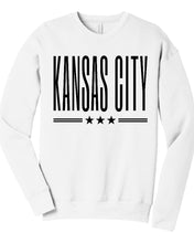 Load image into Gallery viewer, Kansas City Star Sweatshirt - Black Design
