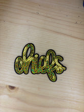 Load image into Gallery viewer, Chiefs Lettering Patch - Yellow
