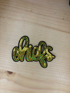 Chiefs Lettering Patch - Yellow