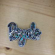 Royals Lettering Patch - White