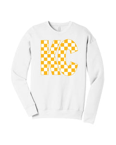 Checkered KC Sweatshirt - Yellow Design