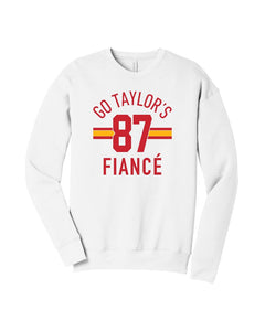 Go Taylor’s FIANCÉ Tee (white)