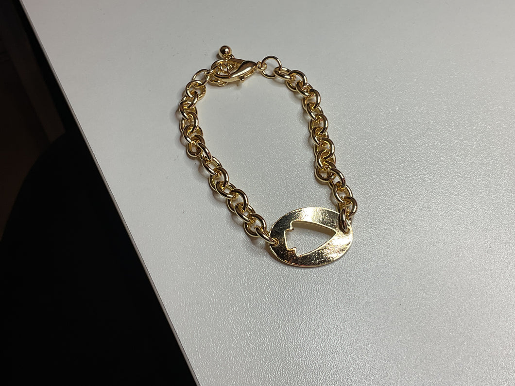 Arrowhead Cutout Bracelet