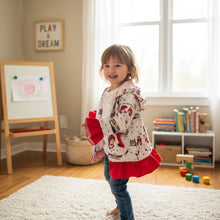 Load image into Gallery viewer, Kids End Game Ruffled Jacket
