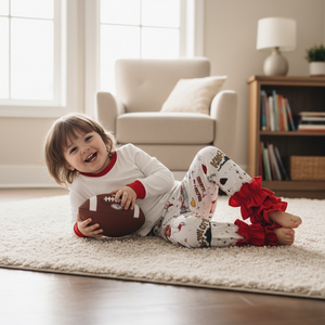 Kids End Game Ruffled Pants