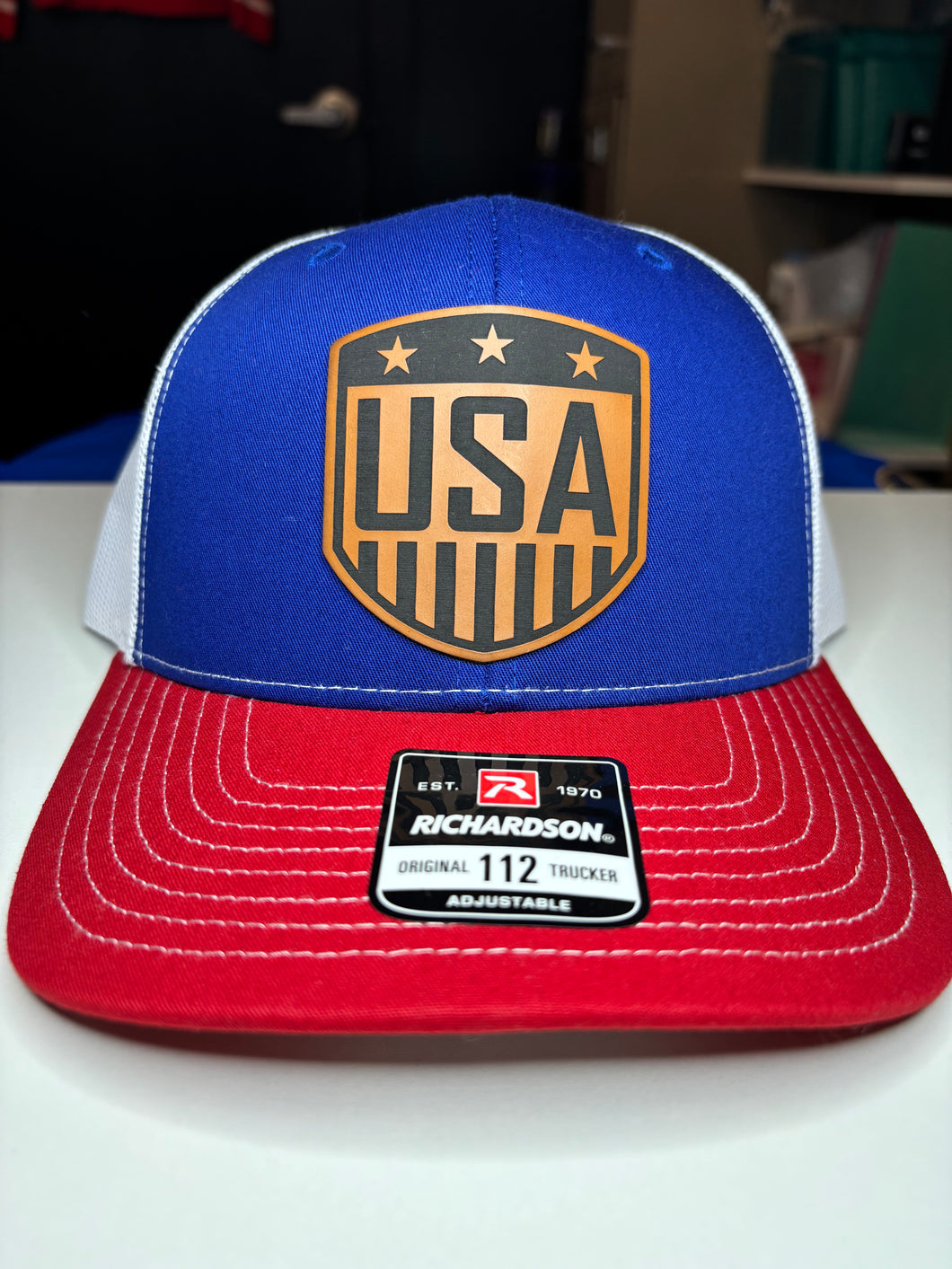 Hat - USA Shield RWB