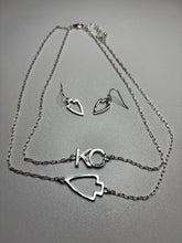 Load image into Gallery viewer, KC Double Layer Necklace and Earring Set

