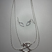 KC Double Layer Necklace and Earring Set