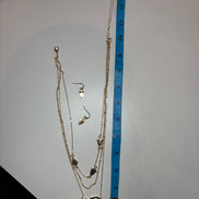 KC Triple Layer Necklace and Earring Set