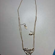 Kansas City Double Layer Necklace and Earring Set