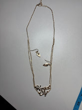 Load image into Gallery viewer, Kansas City Double Layer Necklace and Earring Set
