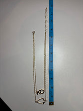 Load image into Gallery viewer, KC Double Layer Necklace and Earring Set
