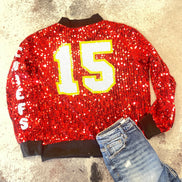 #15 Chiefs Sequins Jacket