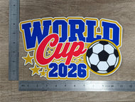 World Cup 2026 Soccer Chenille Patch (11 inch)