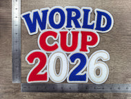 World Cup 2026 Red White and Blue Chenille Patch (11 inch)