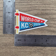 World Cup KC Pennant Embroidered Patch (3 inch)