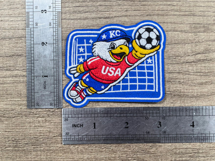 World Cup Soccer Eagle Embroidered Patch (3 inch)