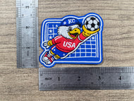 World Cup Soccer Eagle Embroidered Patch (3 inch)
