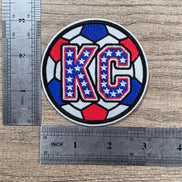 KC Stars Soccer Ball Embroidered Patch (3 inch)